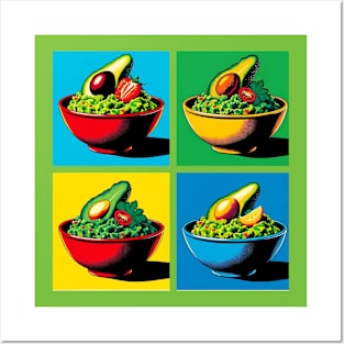 Vibrant Pop Guacamole Art - Mexican Cuisine Posters and Art